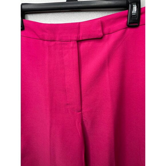 Meg & Margot Colette Cropped Wide-Leg Pink Dress Pants Large - Picture 6 of 16